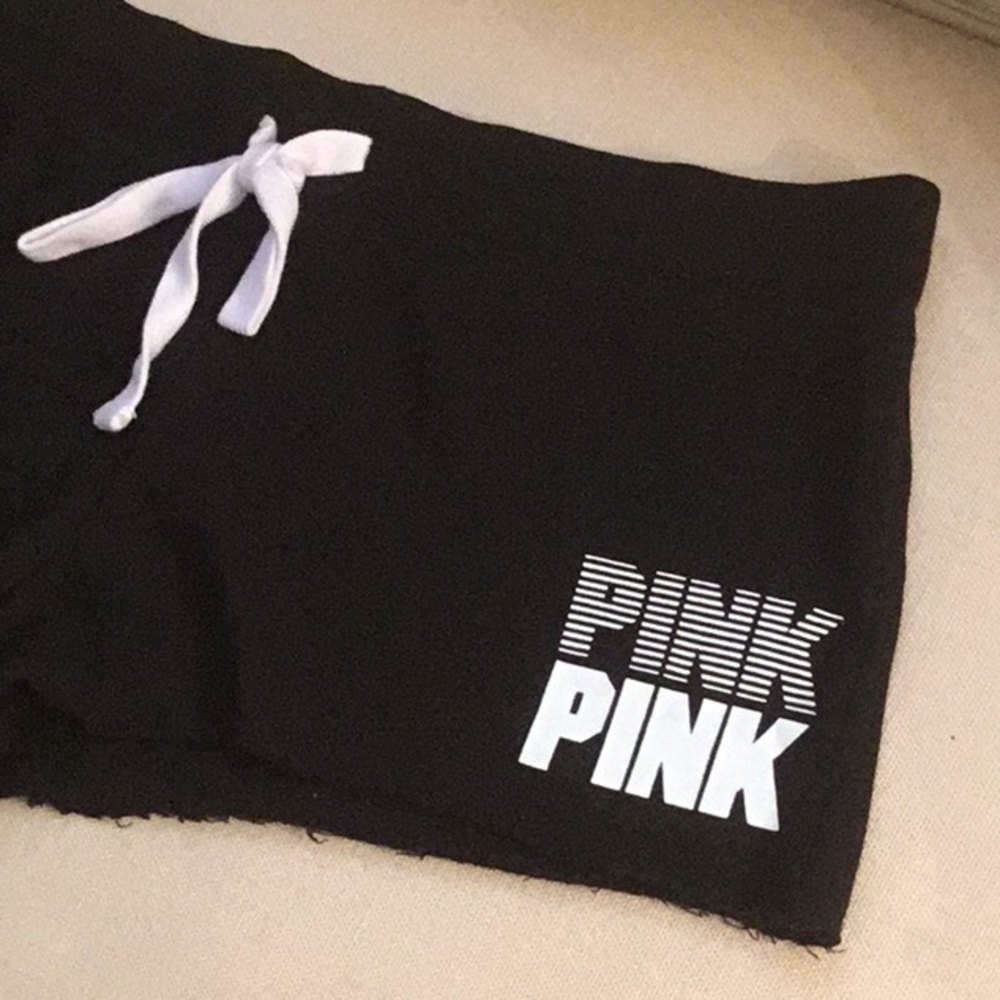 PINK Victoria’s Secret Black Shorts Medium